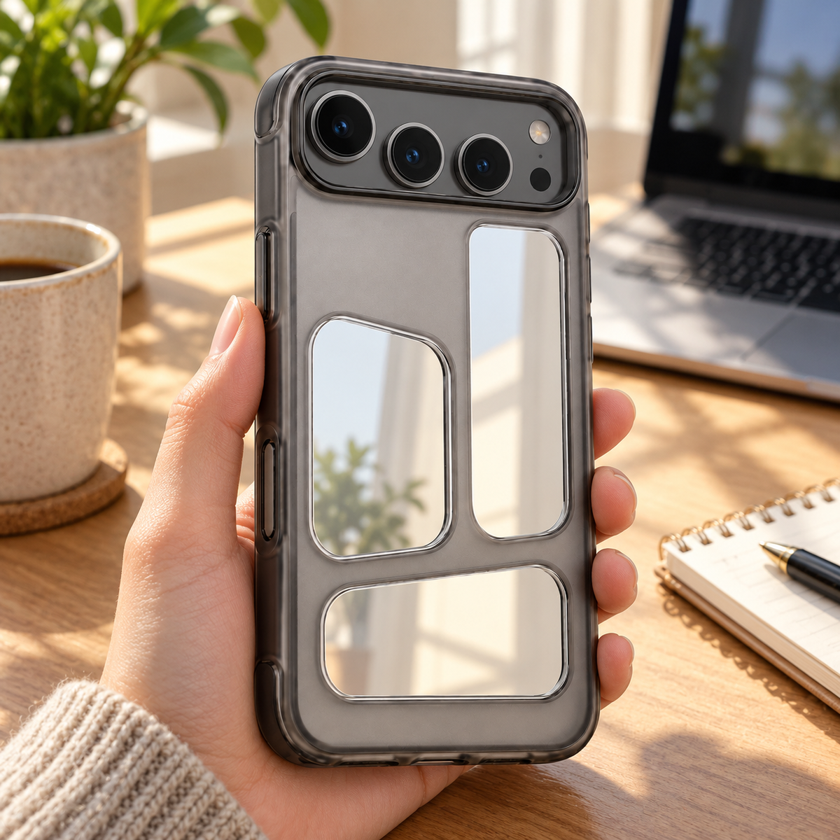 Layered Frost Window Case for iPhone 18 Pro Max