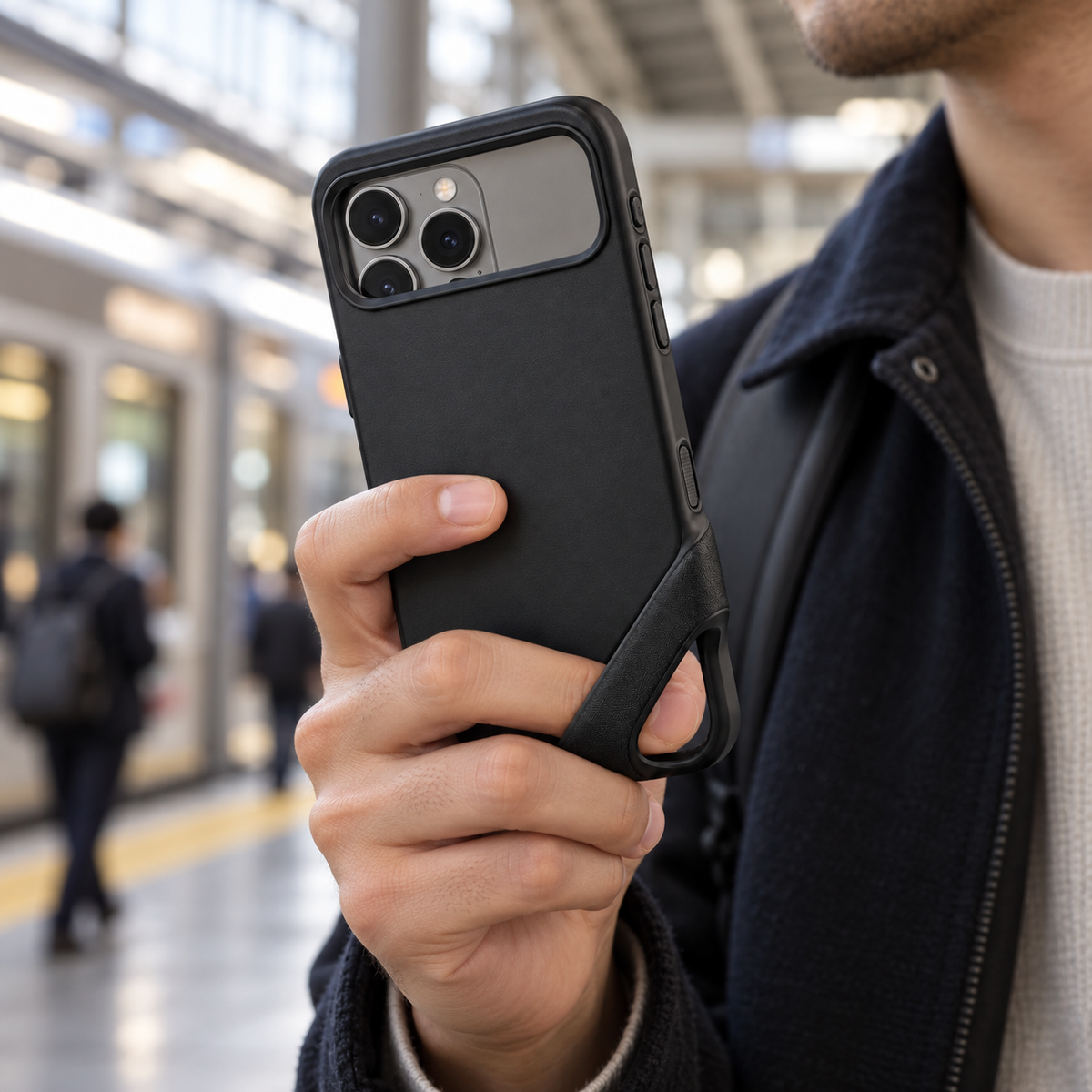 Offset Bridge Grip Case for iPhone 18 Pro Max