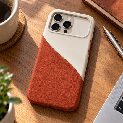 Diagonal Shore Dual Texture Case for iPhone 18 Pro Max