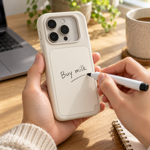 Dry Erase Note Panel Case for iPhone 18 Pro Max