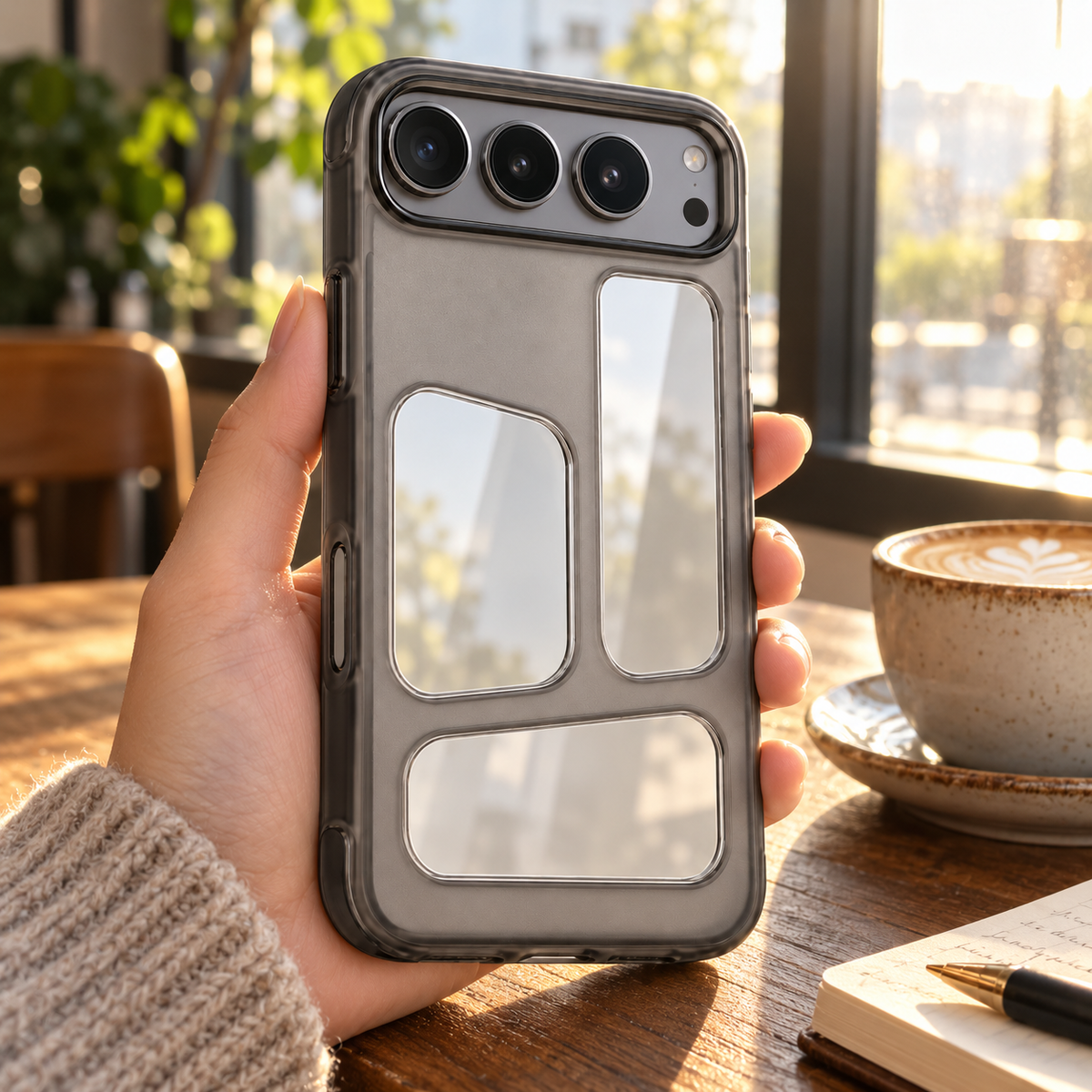 Layered Frost Window Case for iPhone 18 Pro Max