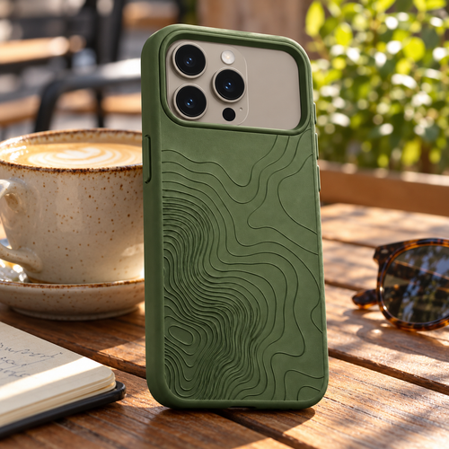 Contour Relief Texture Case for iPhone 18 Pro Max