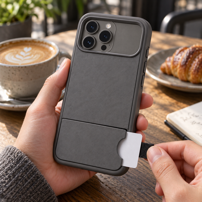 Side Pull Single Card Case for iPhone 18 Pro Max