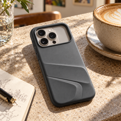 Soft Pebble Facet Case for iPhone 18 Pro Max