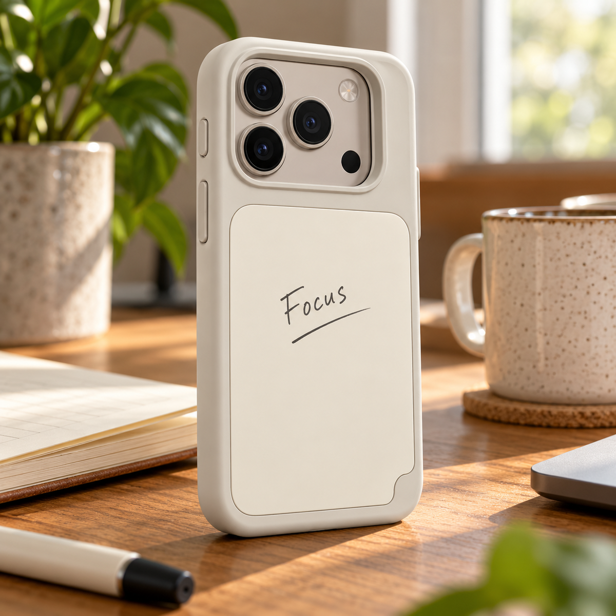 Dry Erase Note Panel Case for iPhone 18 Pro Max