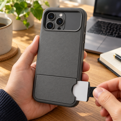 Side Pull Single Card Case for iPhone 18 Pro Max